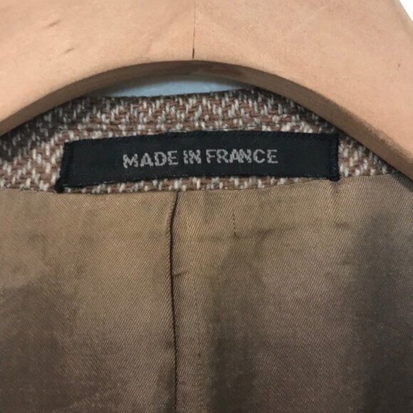 YVES SAINT LAURENT VINTAGE MEN'S  LIGHT BROWN SUIT - Picture 3 of 8